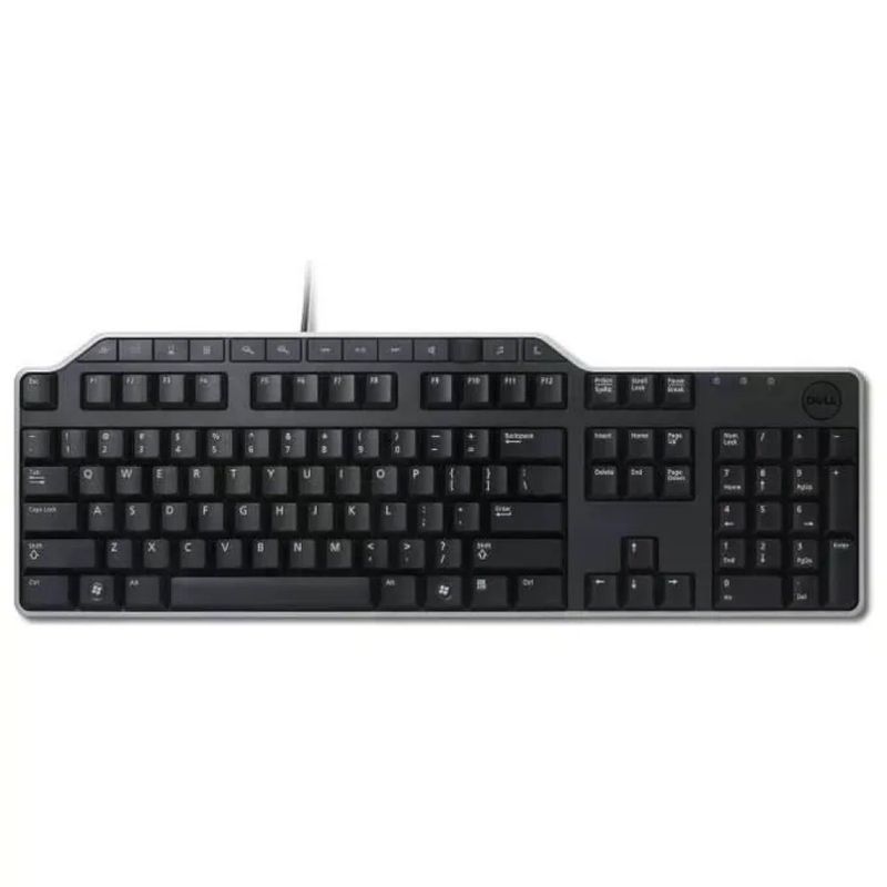 Dell KB522 Tastiera USB Multimedia Full-Size QWERTY Italiano con Hub USB e Poggiapolsi