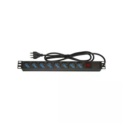 Link LK10051 Multipresa Rack 19" con 8 Prese Universali