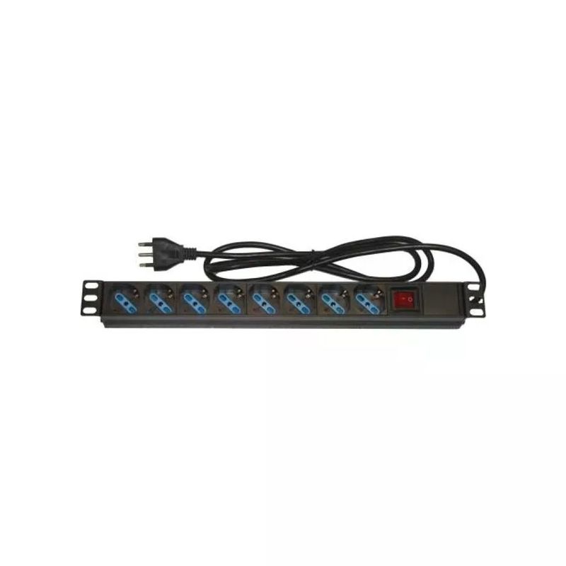 Link LK10051 Multipresa Rack 19 Link LK10051 Multipresa Rack 19" con 8 Prese Universali