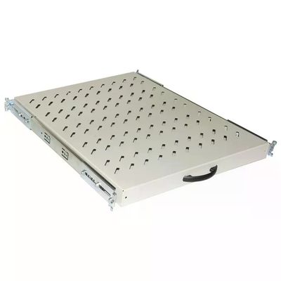 Link LKRIP370E Ripiano Universale per Armadio Rack 1U Estraibile su Binari Telescopici 4 Agganci