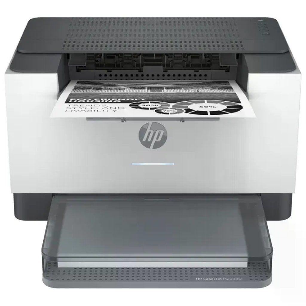 HP LaserJet M209dw – Stampante laser monocromatica fronte/retro, Wi-Fi, USB ed Ethernet