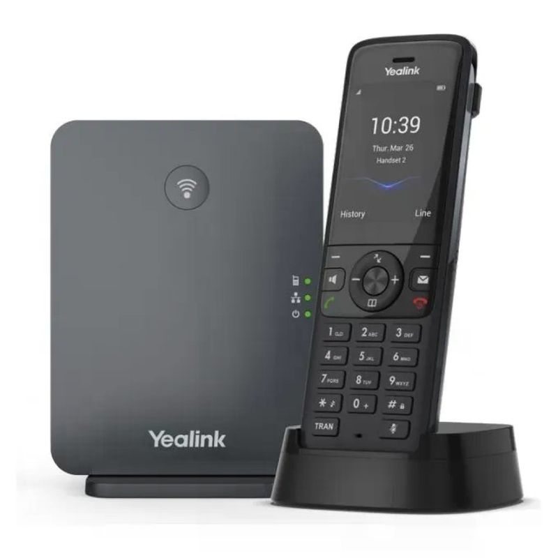 Yealink W78P Sistema telefonico IP DECT cordless nero