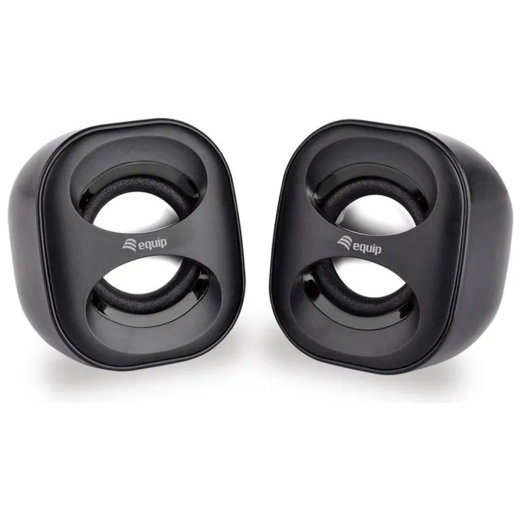 Conceptronic Equip 245330 – Mini casse stereo 2.0 USB, 3 W, nere