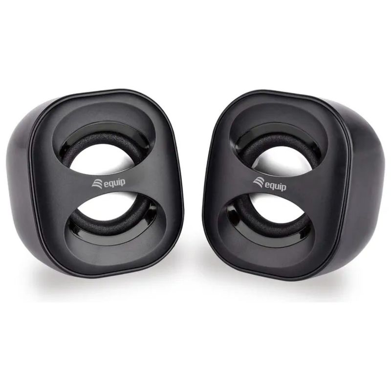 Conceptronic Equip 245330 – Mini casse stereo 2.0 USB, 3 W, nere