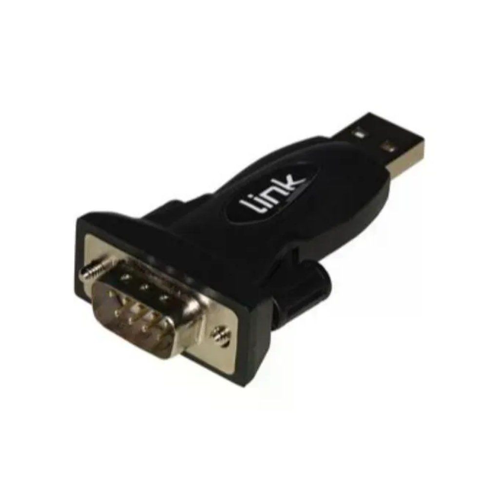 LINK LKCONV23 Adattatore USB 2.0 a Seriale RS232 9 Pin Maschio, Cavo 80 cm