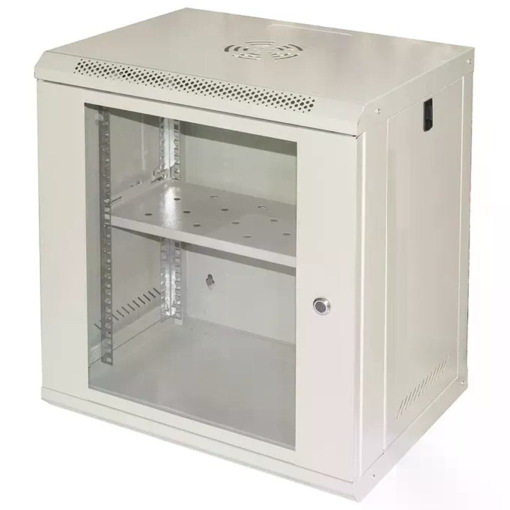 LINK LK1912UL Armadio Rack 19″ da Parete 12U con Porta in Vetro