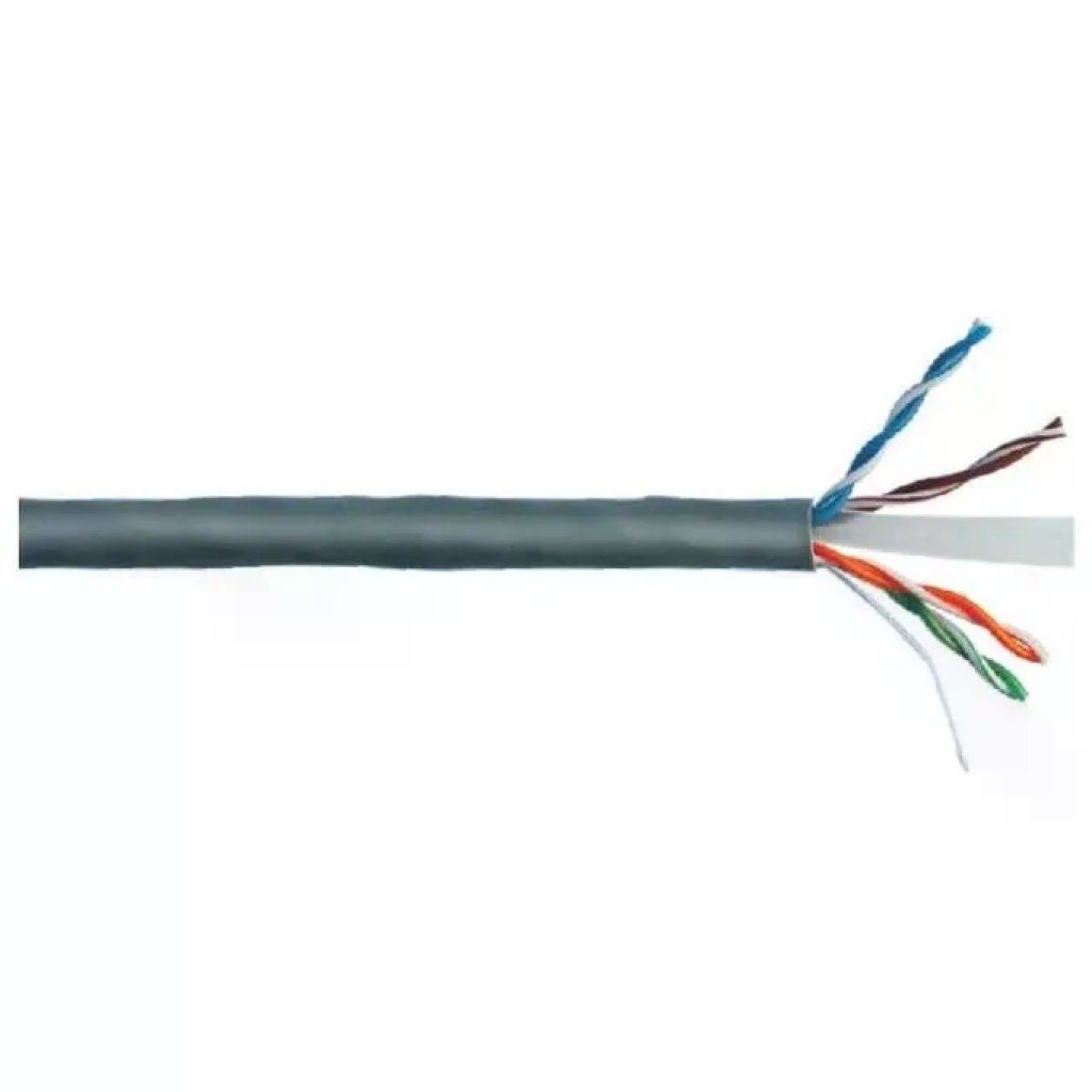 Link Accessori LK305U6ER Cavo di rete Cat6 U/UTP LSZH, 305 m, grigio