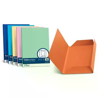 CARTOTECNICA FAVINI Cartelline Favini Luce&Acqua a 3 lembi, rosso scarlatto, conf. 25 CARTOTECNICA FAVINI Cartelline Favini Luce&Acqua a 3 lembi, rosso scarlatto, conf. 25
