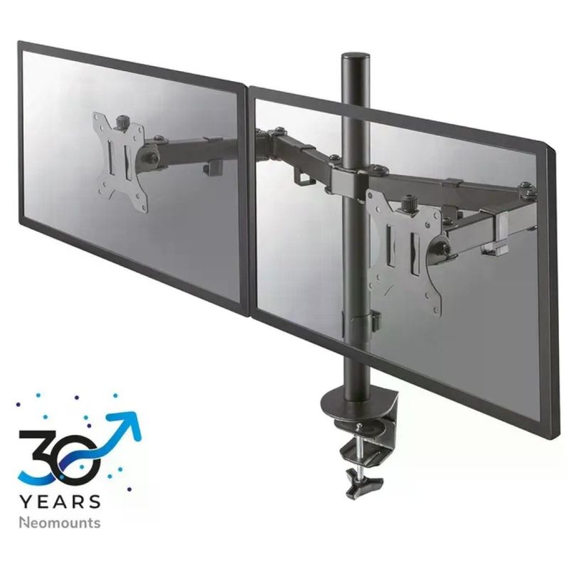 NEWSTAR Neomounts FPMA-D550DBLACK Braccio Doppio per Monitor da Scrivania, 10–32", Nero