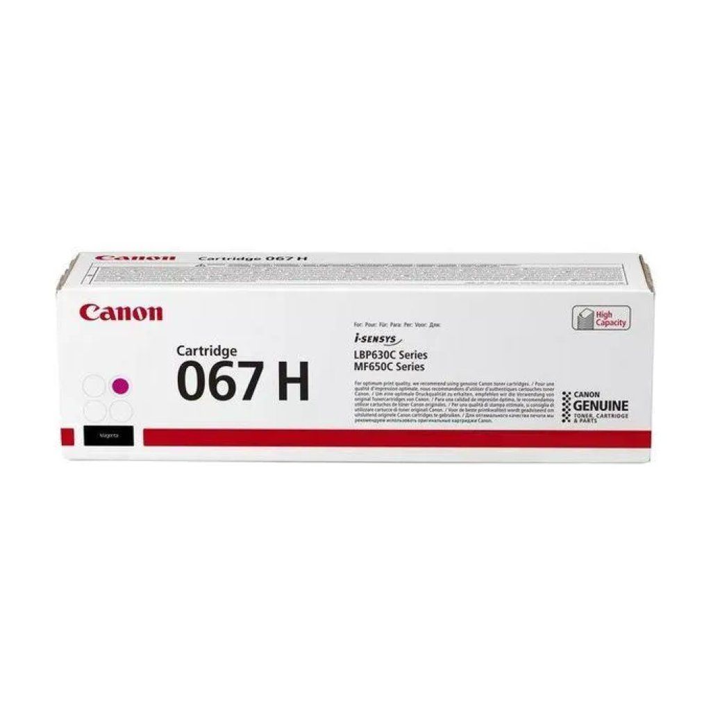Canon 067H Toner Magenta Originale Alta Resa Canon 067H Toner Magenta Originale Alta Resa