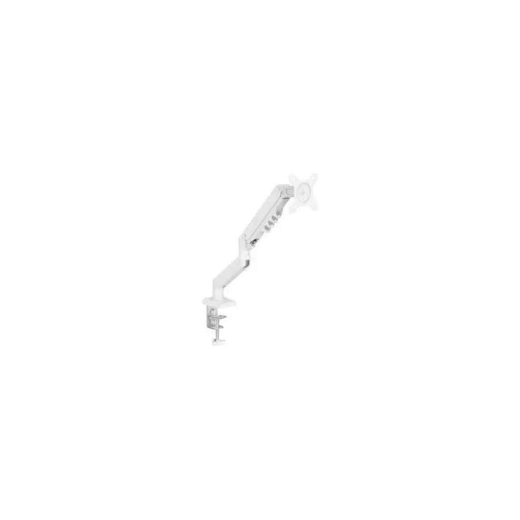 Nilox NXSMA02W Supporto Monitor da Scrivania a 1 Braccio, VESA 75x75 e 100x100, 15-32", Bianco