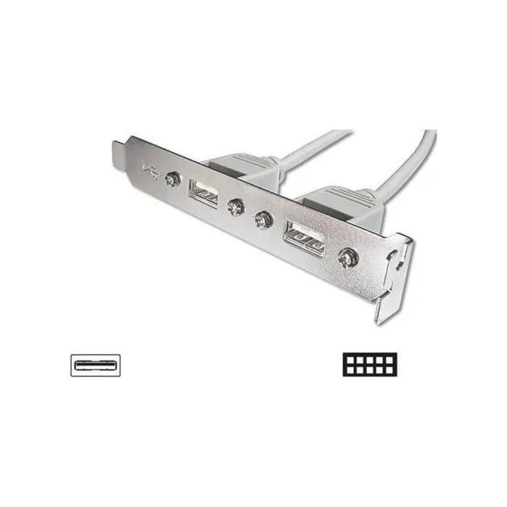 Digitus staffa interna per PC con 2 porte USB-A Digitus staffa interna per PC con 2 porte USB-A
