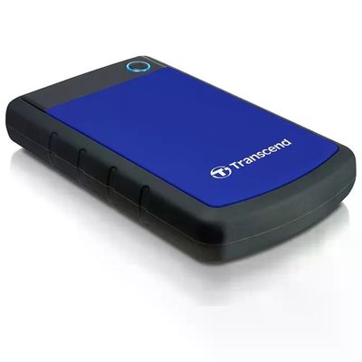 Transcend StoreJet 25H3B Hard Disk Esterno 2 TB Blu Transcend StoreJet 25H3B Hard Disk Esterno 2 TB Blu