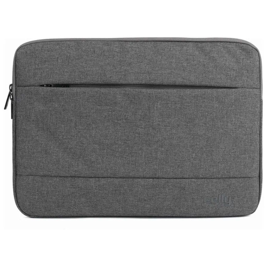 Celly Nomad Sleeve 15GR – Custodia grigia per notebook fino a 16 pollici