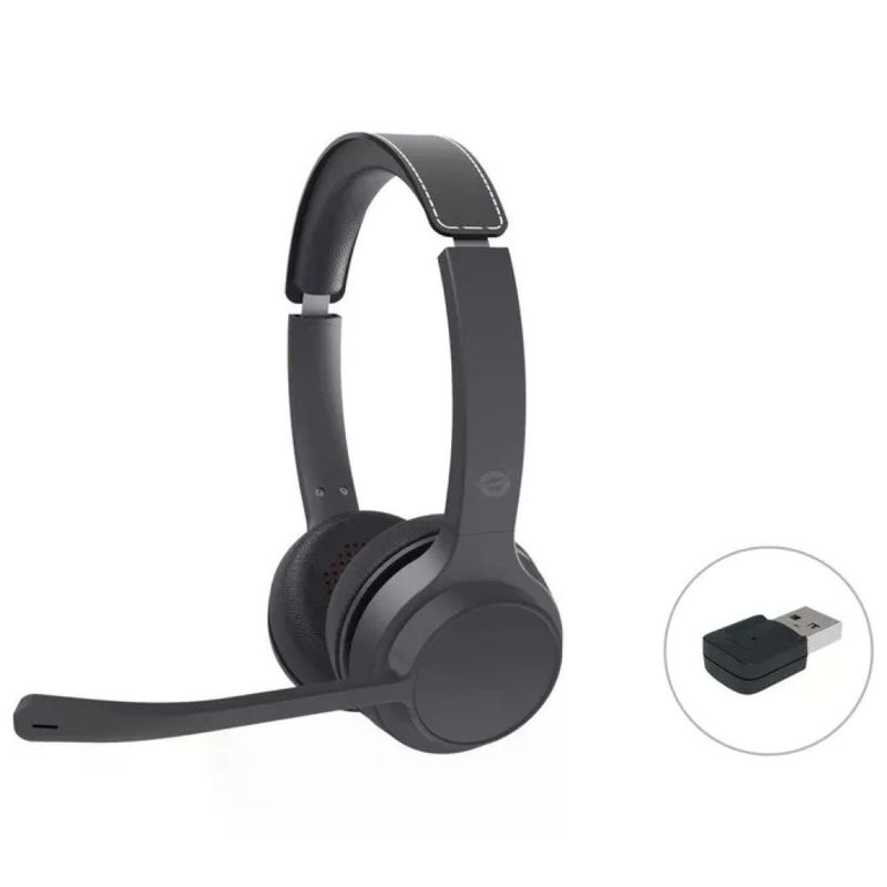 Conceptronic POLONA04BA Cuffie Bluetooth Stereo con Microfono Nero