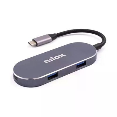 Nilox NXDSUSBC01 Mini Docking Station Hdmi 3 Usb Power Delivery Nilox NXDSUSBC01 Mini Docking Station Hdmi 3 Usb Power Delivery