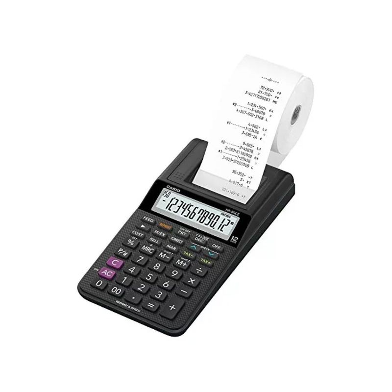 Casio HR-8RCE Calcolatrice Scrivente con Alimentatore