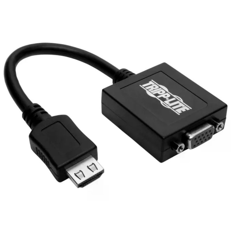 EATON Tripp Lite P131-06N Adattatore HDMI a VGA con Audio, 15 cm, Nero