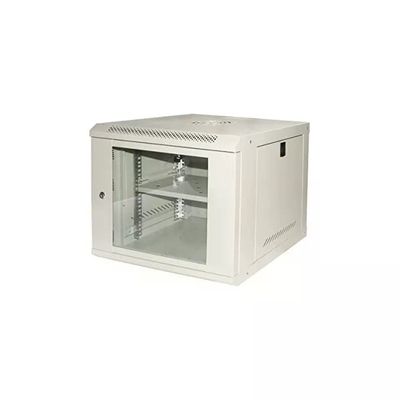 Link LK1909UL Serie Light Armadio Rack 19'' 9U a Parete Porta Vetro Temprato 30 Kg Ripiano Incluso
