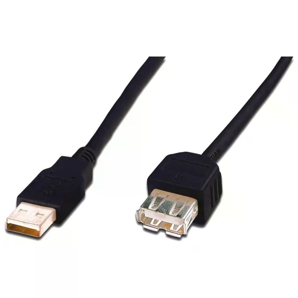 Digitus LP8152B Cavo Prolunga USB 2.0 A/A, 5 m, Nero