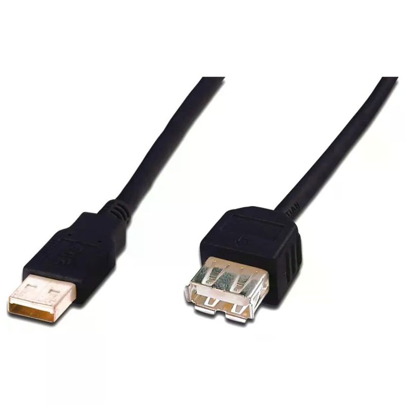 Digitus LP8152B Cavo Prolunga USB 2.0 A/A, 5 m, Nero