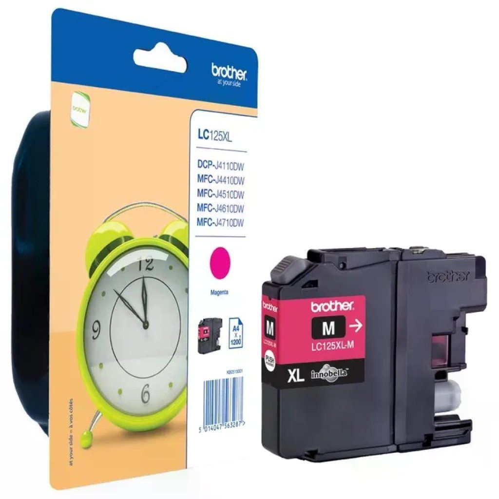 Brother Magenta Lc-125xlm 1200 Pagine Brother Magenta Lc-125xlm 1200 Pagine