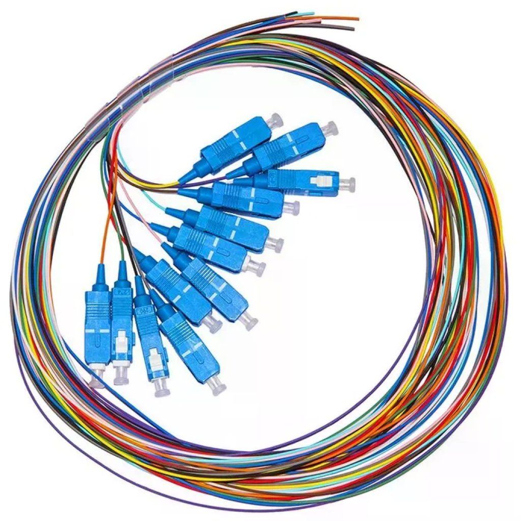LINK Set 12 Pigtail in Fibra Ottica SC UPC Singlemode Simplex, 2 m