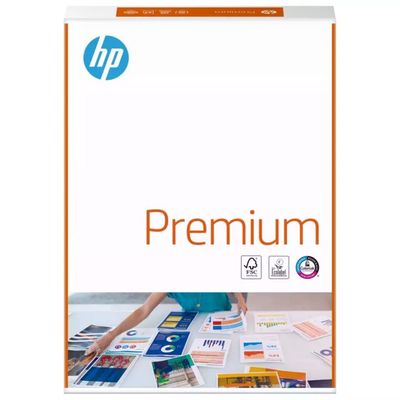 HP Premium Carta Bianca A4 per Stampanti, 500 Fogli