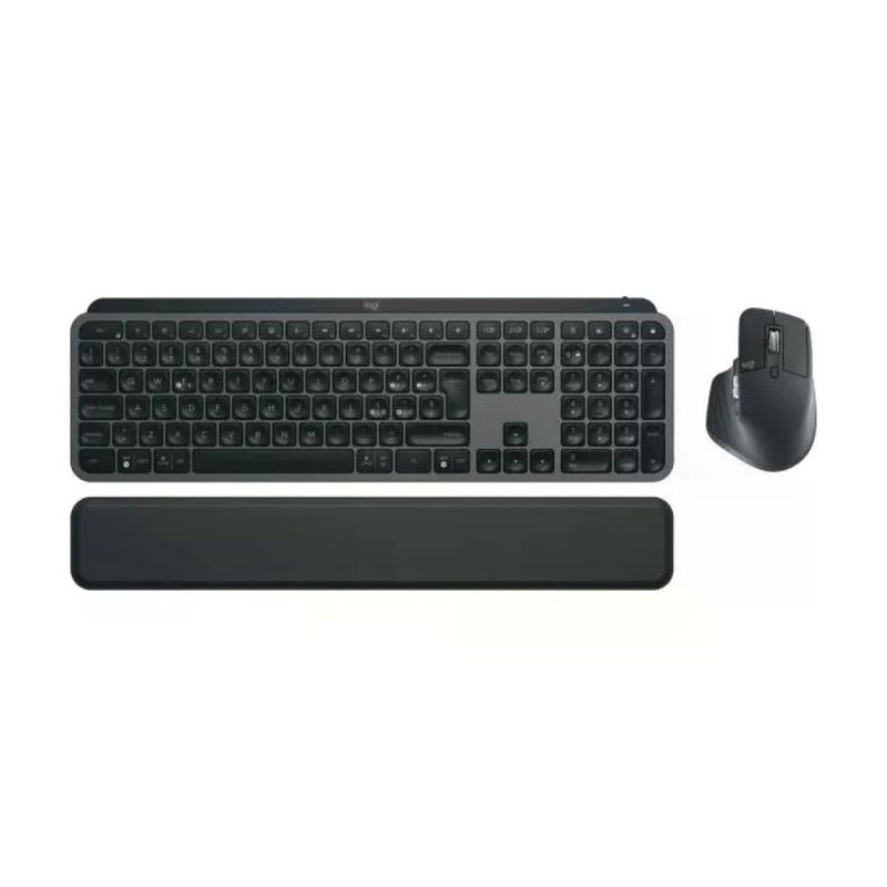 Logitech MX Keys S Combo Kit Tastiera e Mouse Wireless QWERTY Italiano, Grafite