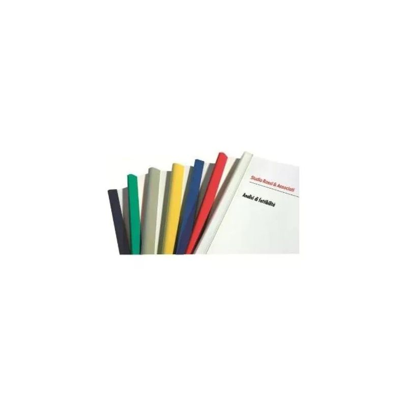 Fellowes Dorsini per Rilegatura Neri, 4 mm, 29,7 cm, 50 Pezzi