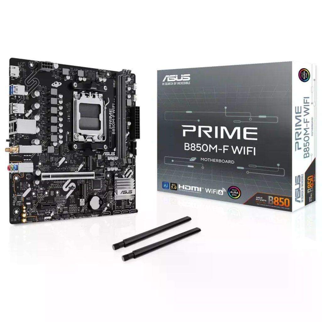 ASUS Prime B850M-F WiFi Scheda Madre Micro-ATX AM5 DDR5 ASUS Prime B850M-F WiFi Scheda Madre Micro-ATX AM5 DDR5
