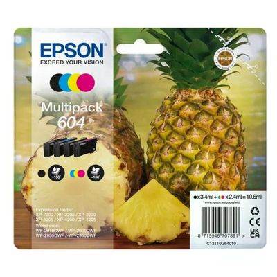 Epson 604 Multipack originale di cartucce, 4 colori
