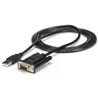 STARTECH.COM StarTech ICUSB232FTN – Adattatore USB a RS232 DB9 Null Modem, FTDI, 1,8 m
