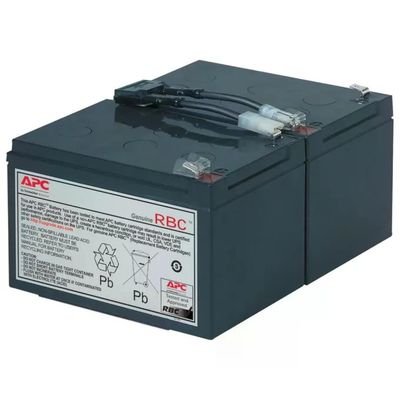 APC RBC6 Cartuccia Batteria di Ricambio UPS Acido piombo VRLA 12V 11000 mAh 7,68 Kg colore Nero