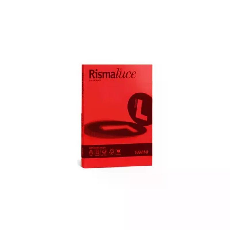 CARTOTECNICA FAVINI Favini Rismaluce A4 – Carta rossa scarlatta 200 g/m²
