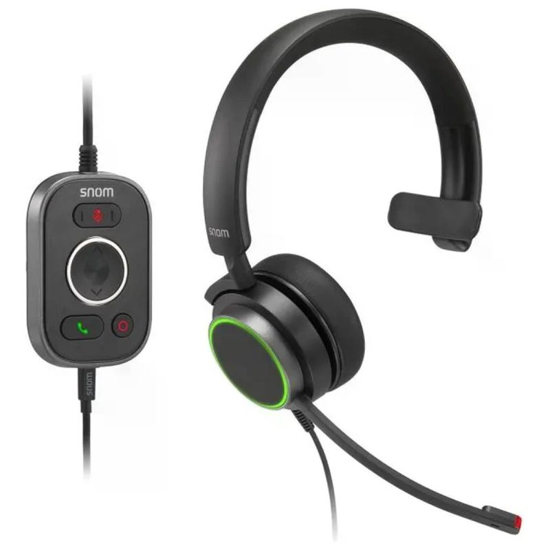 Snom A330M Cuffia Mono USB-A e Jack 3,5 mm con Microfono