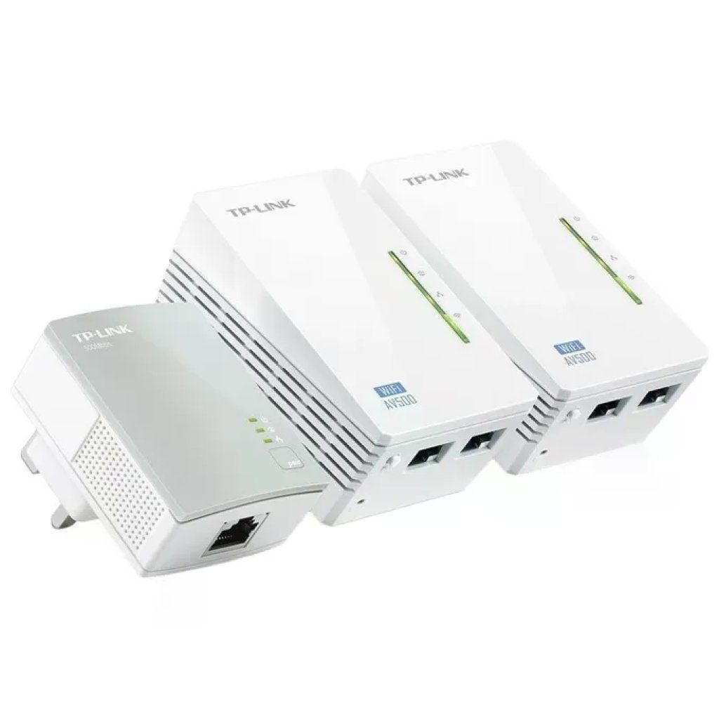 TP-Link TL-WPA4220T Kit Powerline Wi-Fi 500 Mbps, 3 adattatori