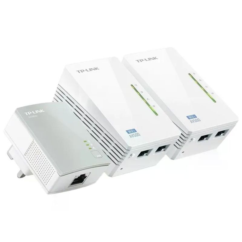 TP-Link TL-WPA4220T Kit Powerline Wi-Fi 500 Mbps, 3 adattatori