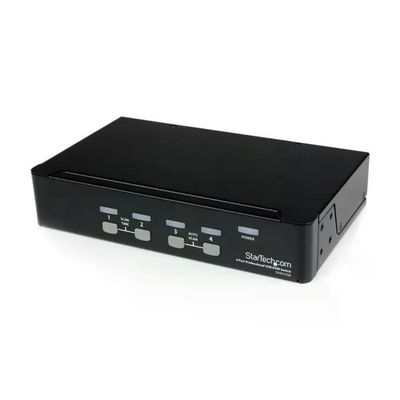 STARTECH.COM Switch KVM StarTech.com VGA USB a 4 porte con hub USB 2.0 STARTECH.COM Switch KVM StarTech.com VGA USB a 4 porte con hub USB 2.0
