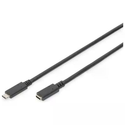 Digitus Cavo Prolunga USB-C 1,5 m USB 2.0 3A Nero