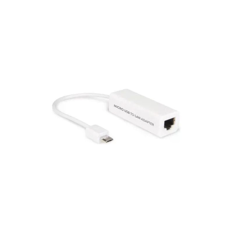 Hamlet HNUMF100 Adattatore Micro USB OTG a Ethernet RJ-45 10/100 Mbps