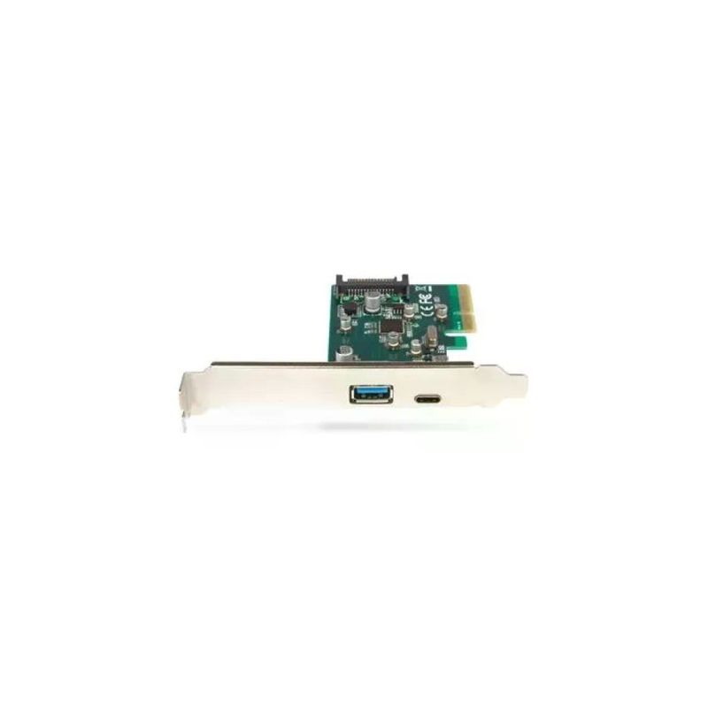 Hamlet HUSB312TCPCX Scheda PCIe USB 3.1 Gen 2 con porte USB-C e USB-A