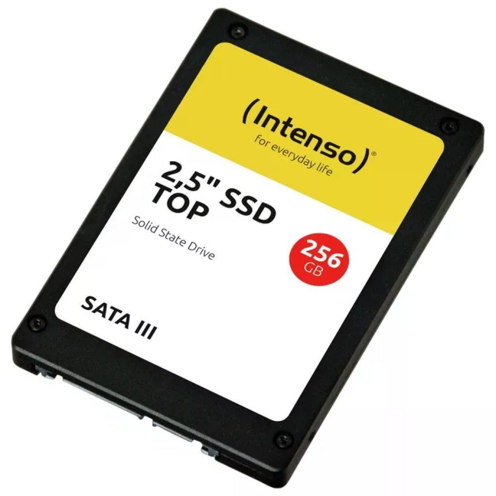 Intenso Top SSD Interno SATA III 256 GB, 2,5", Nero