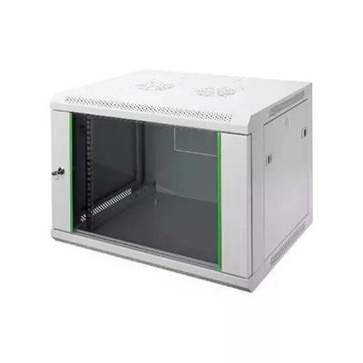 Digitus Dynamic Basic Armadio Rack da Parete 7U, 19", Profondità 45 cm, Porta in Vetro, Grigio