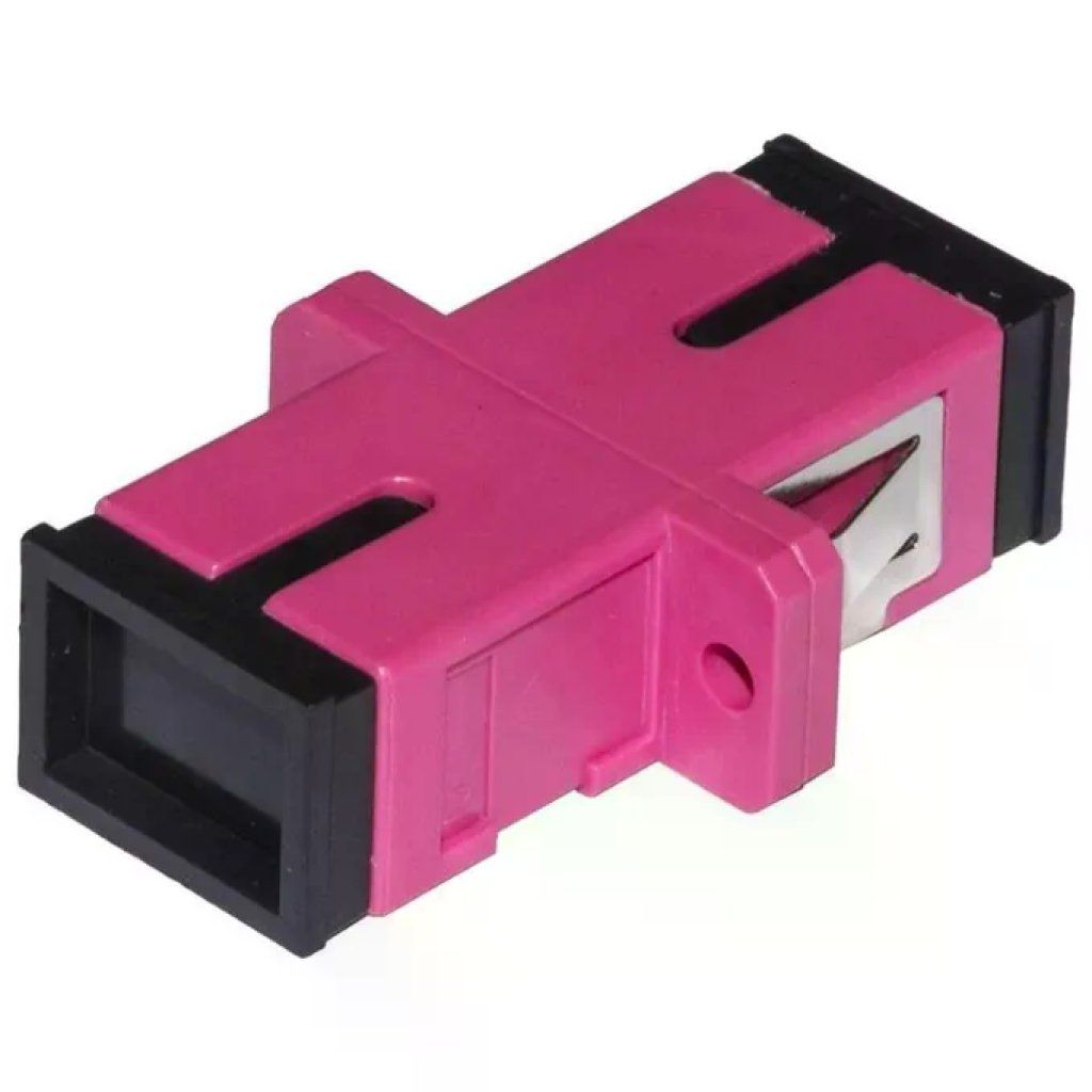 LINK Confezione 12 Adattatori Fibra Ottica SC/SC OM4 Simplex UPC