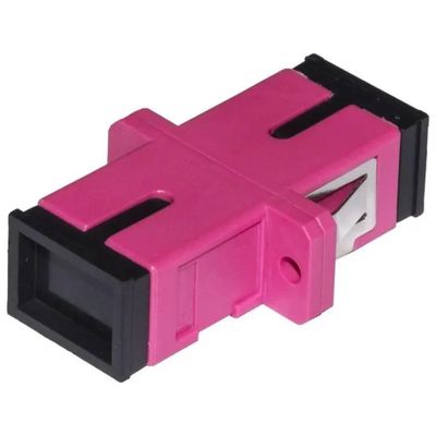 LINK 12 Adattatori Fibra Ottica SC/SC OM4 Simplex UPC Rosa