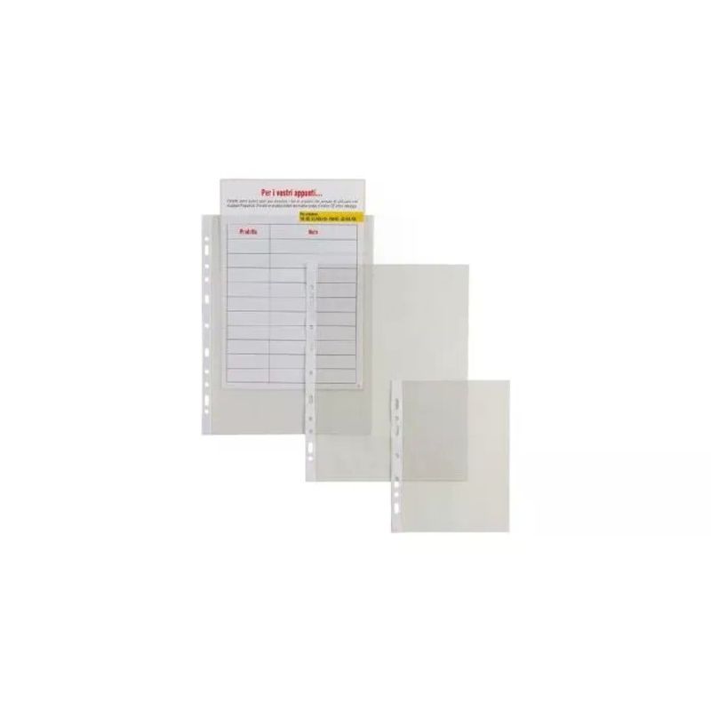 Sei Rota Ercole – 25 buste trasparenti forate 22 × 30 cm