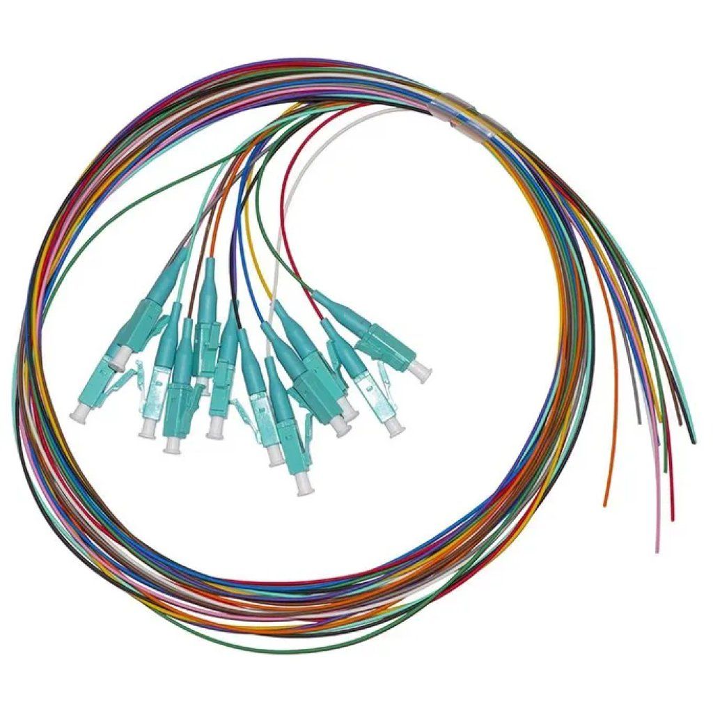 LINK Set 12 Pigtail Fibra Ottica LC OM3 Simplex 1 m LINK Set 12 Pigtail Fibra Ottica LC OM3 Simplex 1 m