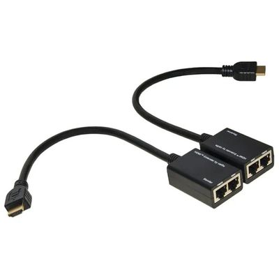 LINK Estensore HDMI Full HD 1080p su 2 cavi CAT 6, fino a 30 m LINK Estensore HDMI Full HD 1080p su 2 cavi CAT 6, fino a 30 m