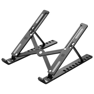 Celly SWMAGICSTAND2 Supporto Pieghevole per Notebook e Tablet fino a 15,6″, Nero